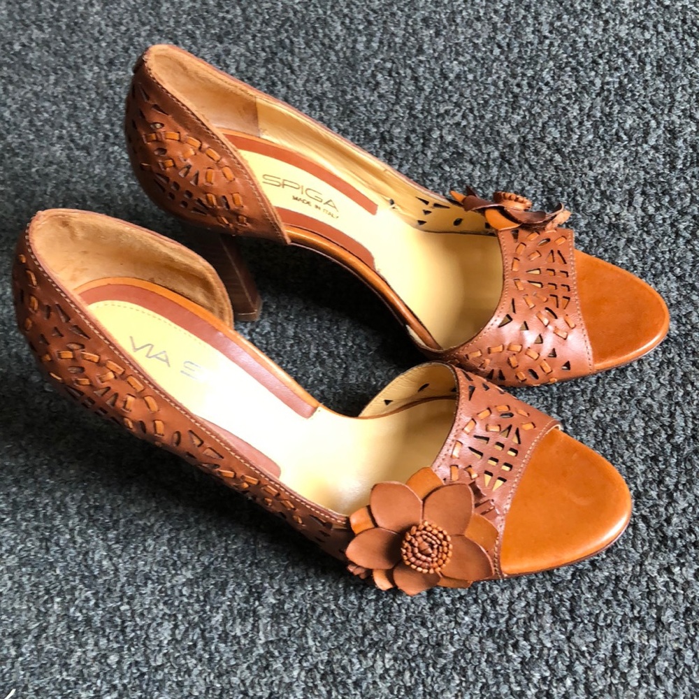 Via Spiga Open Toe Heel